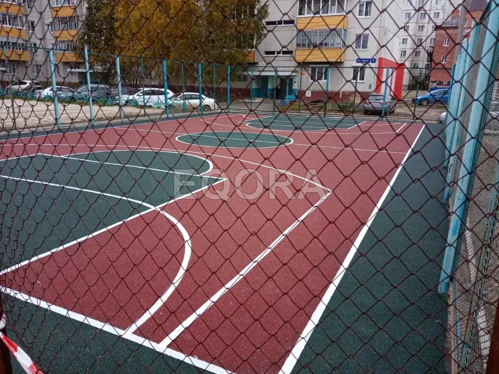 Резиновые покрытия из крошки для спортивных площадок в Чесме